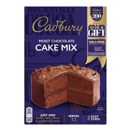 Cadbury Chocolate Sponge Mix 400 g