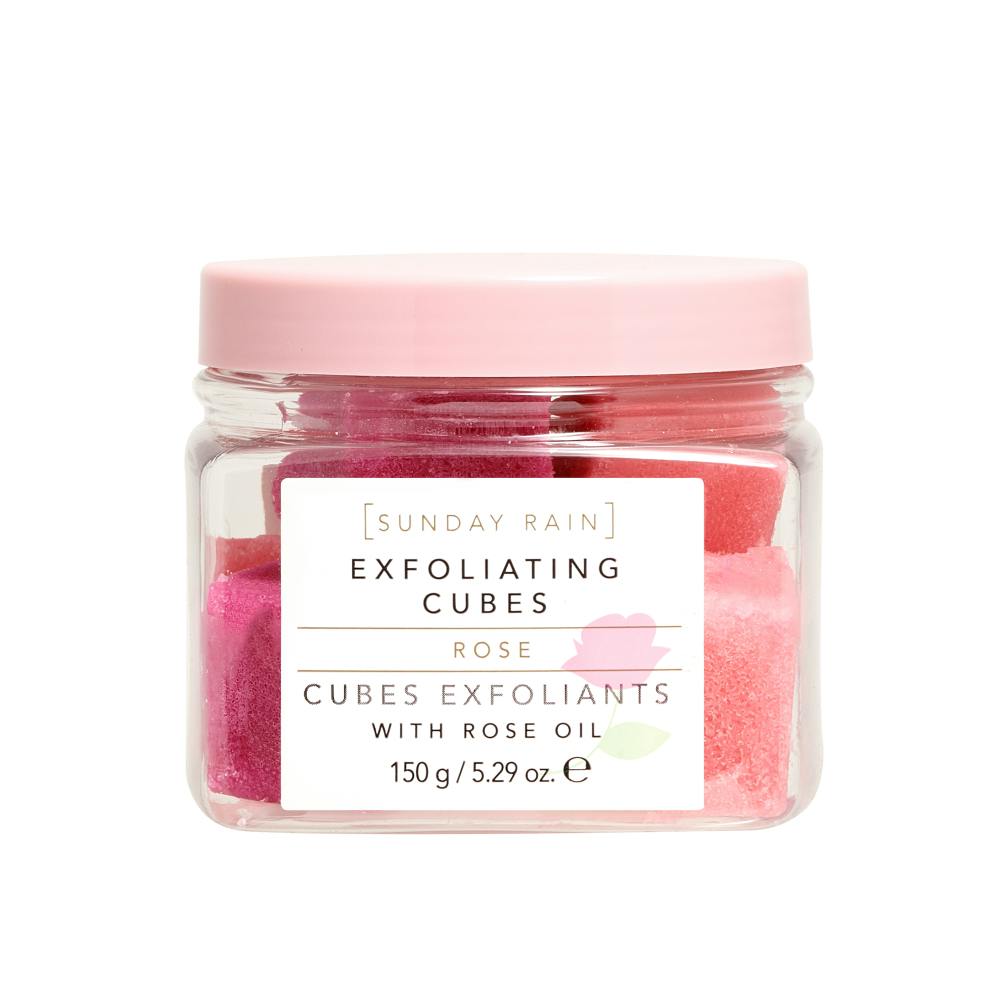 Sunday Rain Rose Exfoliating Cubes 150 g