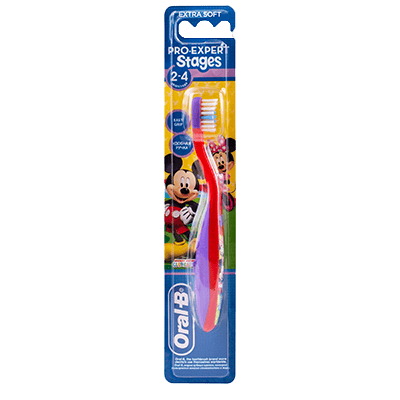 Oral B Pro Expert Stages Toothbrush 2-4 Yrs Soft