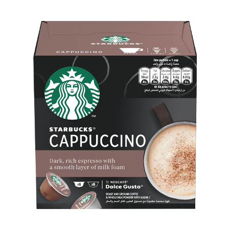 Starbucks Cappuccino By Nescafe Dolcegusto Coffee 6 Capsules