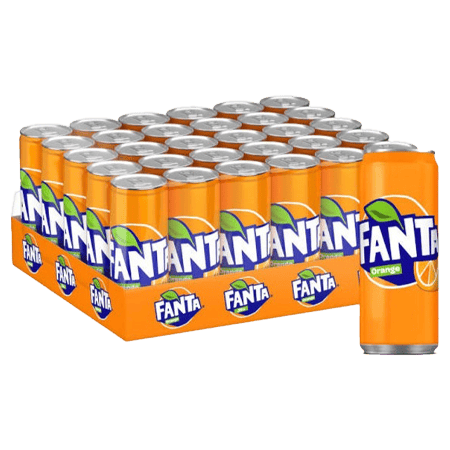 Fanta Orange Can 30 pcs 250 ml