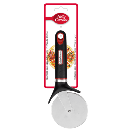 Betty Crocker Pizza Cutter 33Cm Black & Red