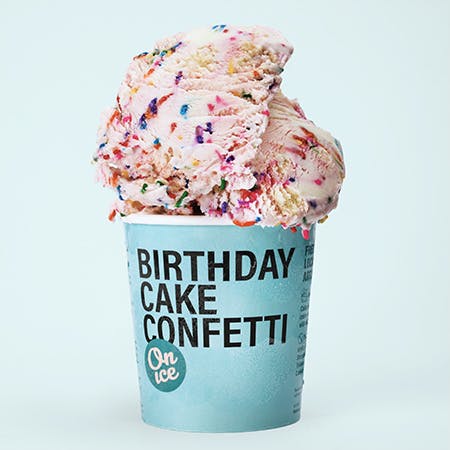 ON Ice Birthday Cake Confetti Ice Cream 473ml