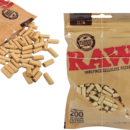 Raw Unrefined Cellulose Filters (Slim)200F