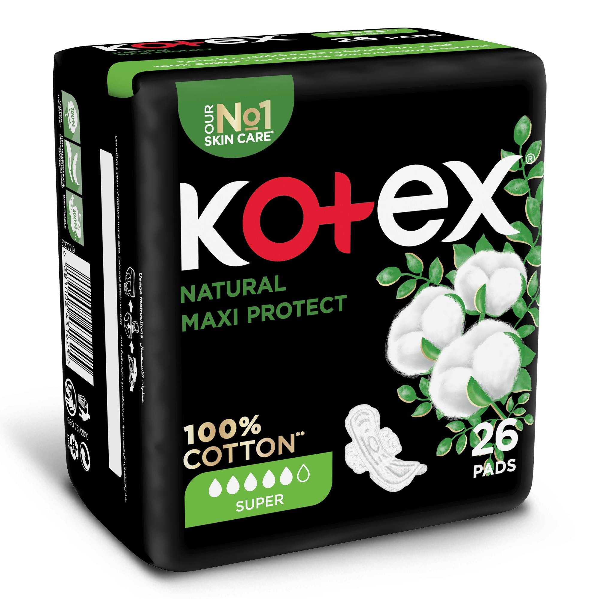 Kotex Maxi Thick Super 26 Pads