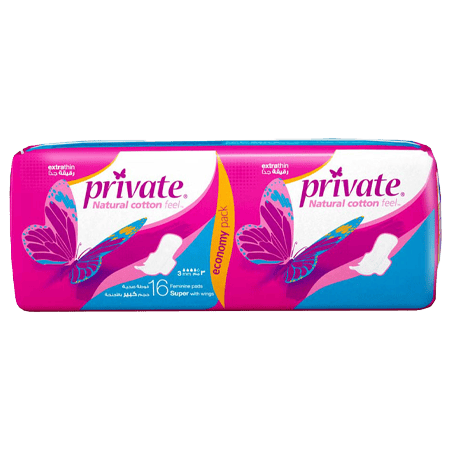 Private Extra Thin 16 Pads 