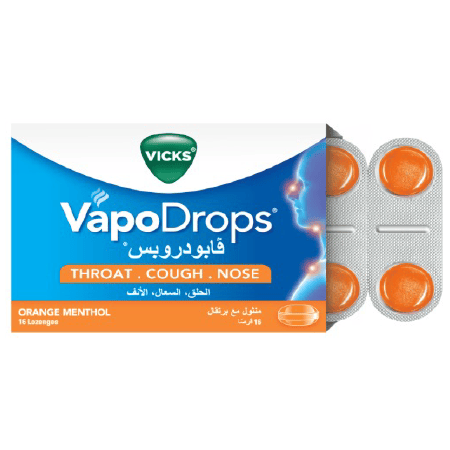 VICKS VAPODROPS ORANGE 16 lz