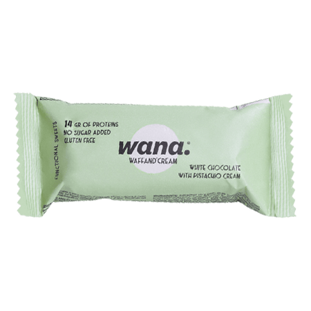 Wana Protein Wafer White Chocolate with Pistachio Cream 43 g