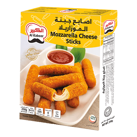 Al Kabeer Mozzerella Cheese Sticks 250 gm