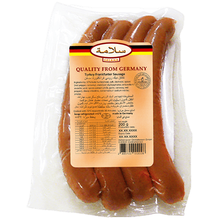 Salama Halal Turkey Frankfurter Sausage