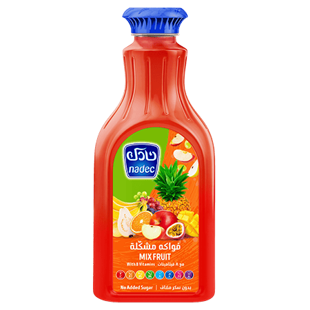 Nadec 8 Vitamins With Fruit Mix Nectar No Sugar 1.3L