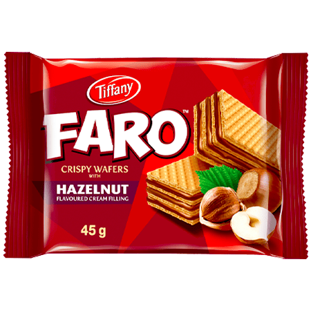 Tiffany Faro Wafer Hazelnut40 g