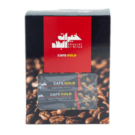 Khayrat Al-Bilad Café Gold Instant Coffee  20 Sticks 40 Gm