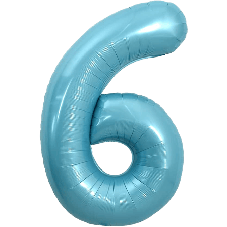 Cherry On Top  Foil Balloon Sky Blue 86 cm *34 cm
