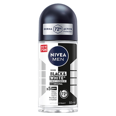 Nivea Deodorant Roll For Men Black & White 50 ml