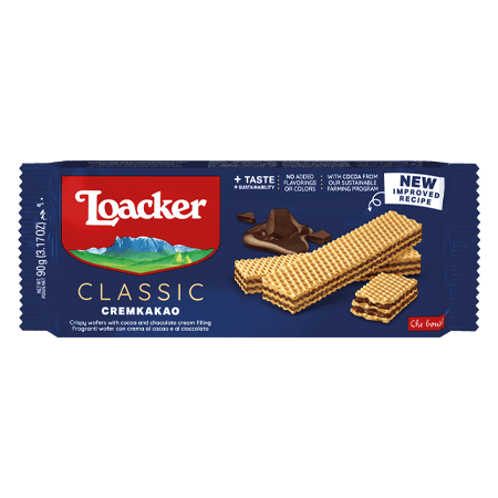 Loacker Classic Cremkakao Wafer with Cocoa 90 g