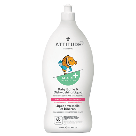 ATTITUDE Baby Bottle Dishwashing Frg.Free 700Ml