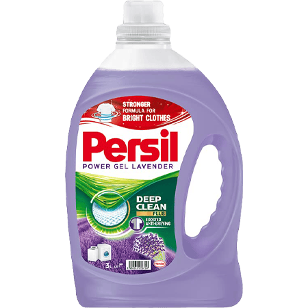 Persil Power Gel Liquid Laundry Detergent Lavender 2.9+1 L