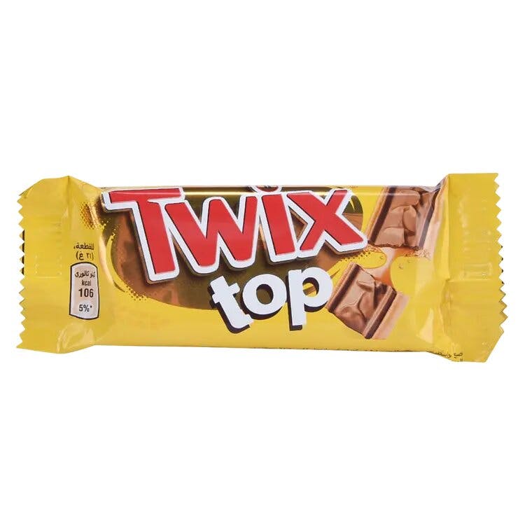 Twix Top Biscuits With Chocolate & Caramel 21 g