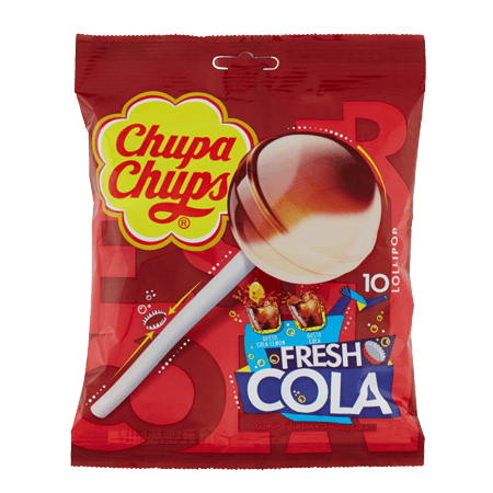 Chupa Chups Classic Lollipops Cola Mix Multipack 10 pcs 120 g