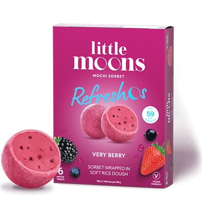 Little Moons Ice Cream Very Berry Sorbet Ice Cream Mochi 192 gm