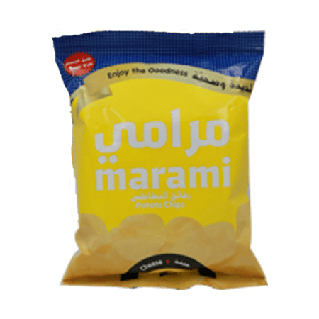 Marami Potato Chips Cheese Plain 18 pcs 10 g