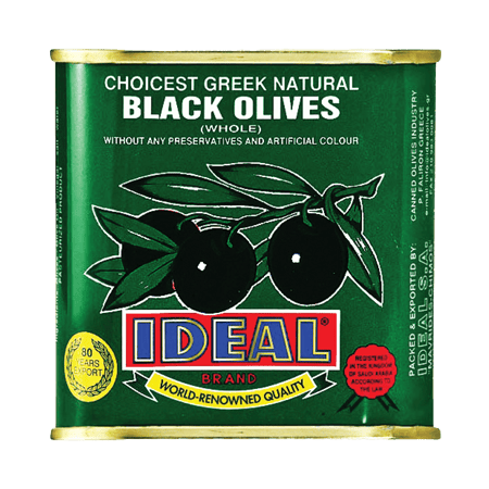 Ideal Black Olives 125 g
