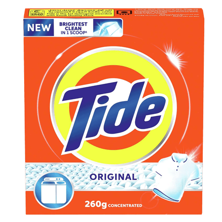 Tide HS Original Detergent Powder 260g