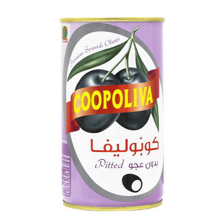Coopoliva Olives Black Pitted 350 g