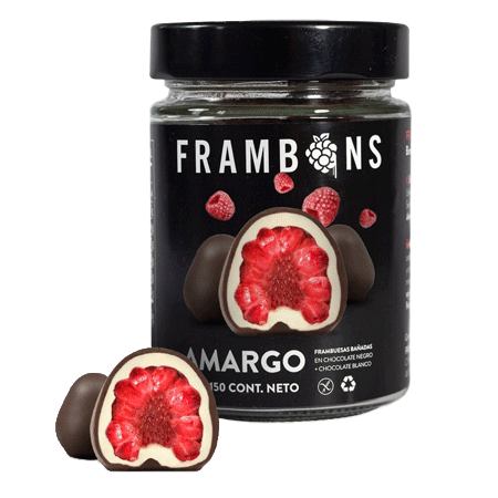 Frambons Ice Cream Raspberries Dark 150 gm