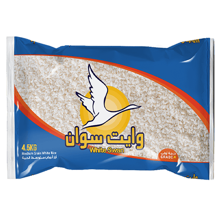 White Swan Calrose Rice Plastic 4.5 kg
