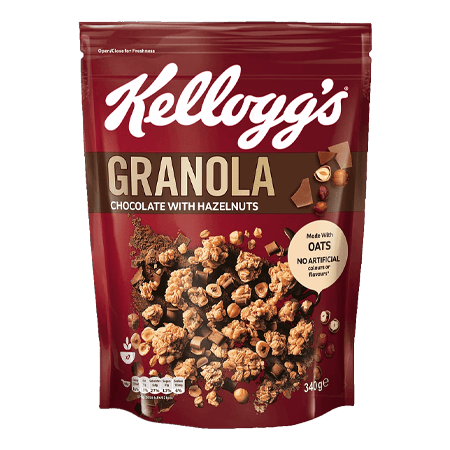 Kellogg's Granola Chocolate with Hazelnut 340 g