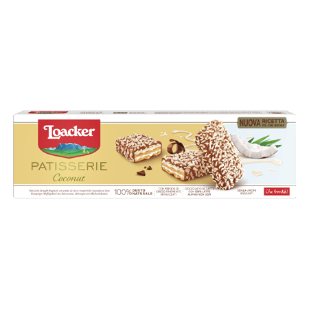 Loacker Patisserie Wafer with Coconut 100 g