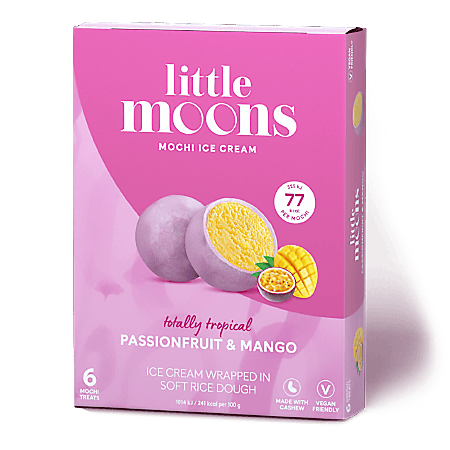 Little Moons Tropical Mango & Passionfruit Ice Cream Mochi192 gm