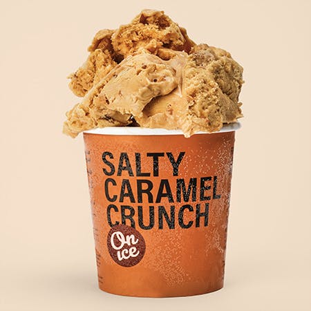 On Ice Salty Caramel Crunch Ice Cream 473ml