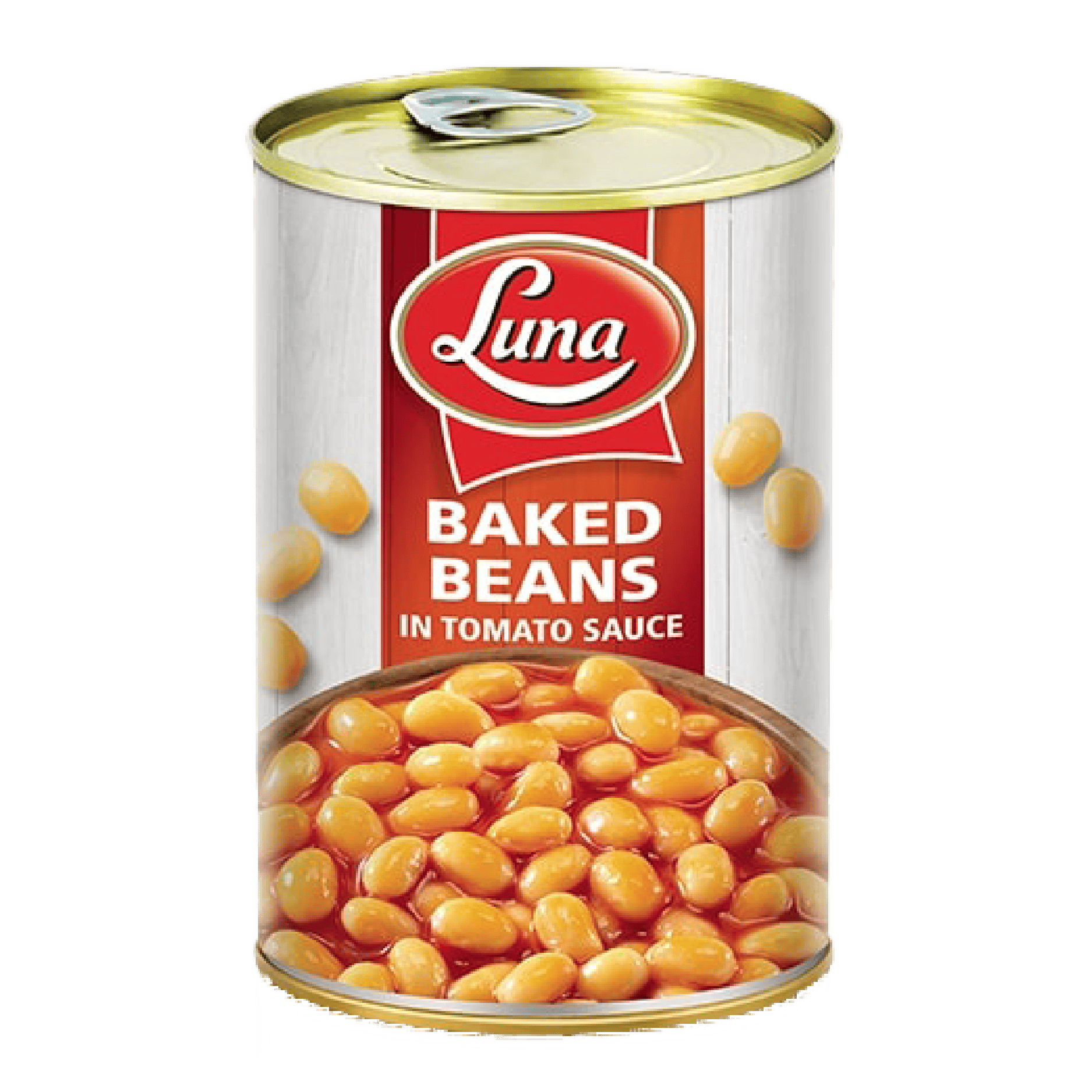 Luna Baked Beans Tomato Sauce Tin 380 g