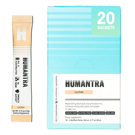 Humantra Electrolytes Lychee 20 pcs 4.5 g