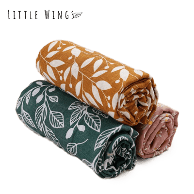 Baby Swaddle Spring Collection Pack Of 3