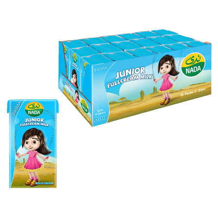 Nada Basmah Full Fat Milk 18 pcs 115 ml