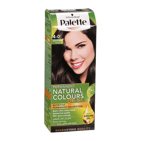 Palette Permanent Naturals Color Creme, 4-0, Medium Brown
