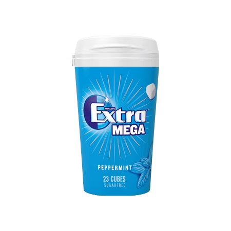 Extra Gum Peppermint Hard Coated 23 pcs 51.5 g