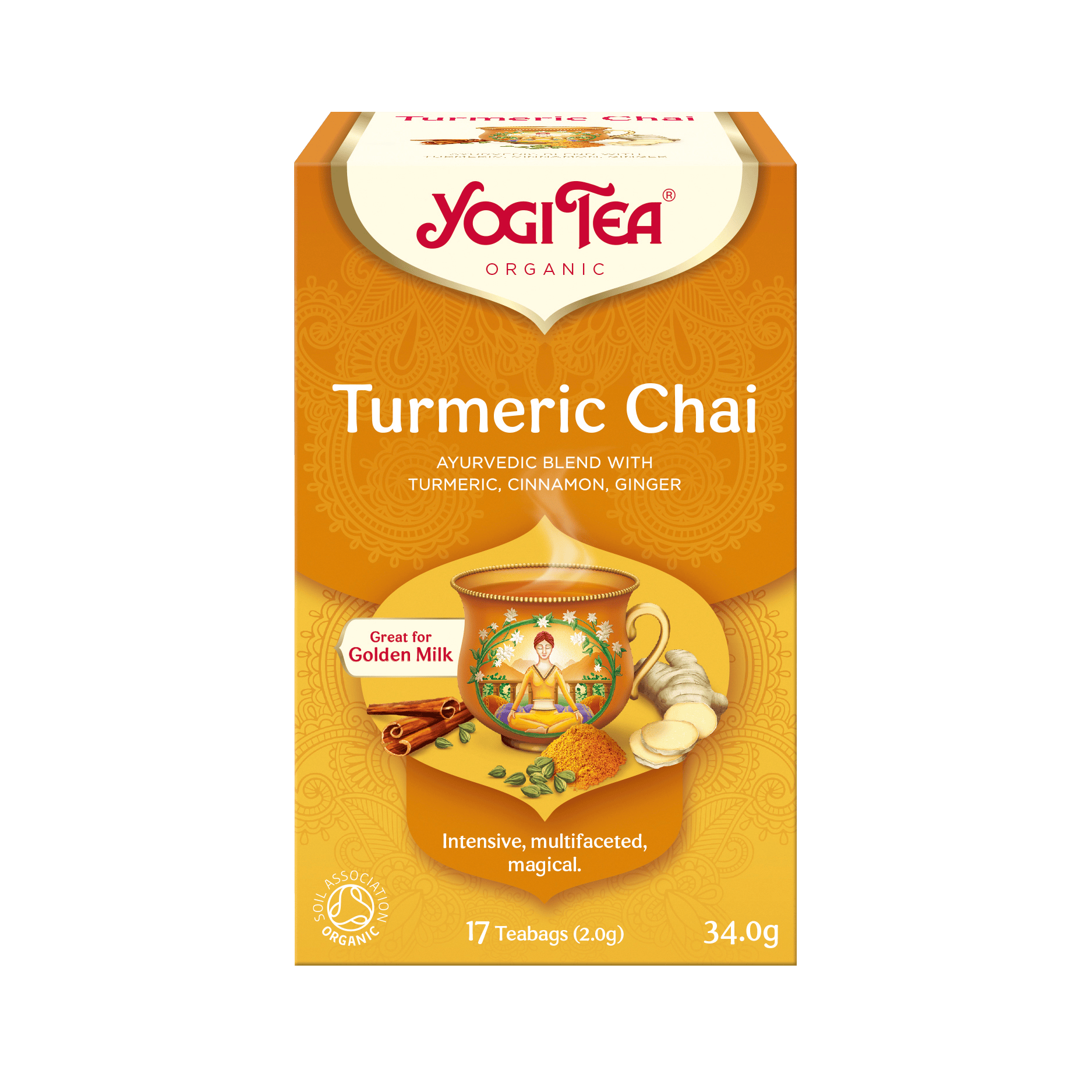 Yogi Tea Organic Tea Turmeric Chai 17 Teabags