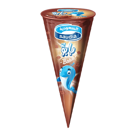 Saudia Baboo Chocolate Cone 110Ml