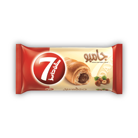 7Days Jumbo Croissant Hzlnt Cocoa 100G