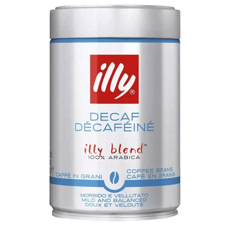Illy Whole Bean Coffee Classico Decaffeinated 250 g