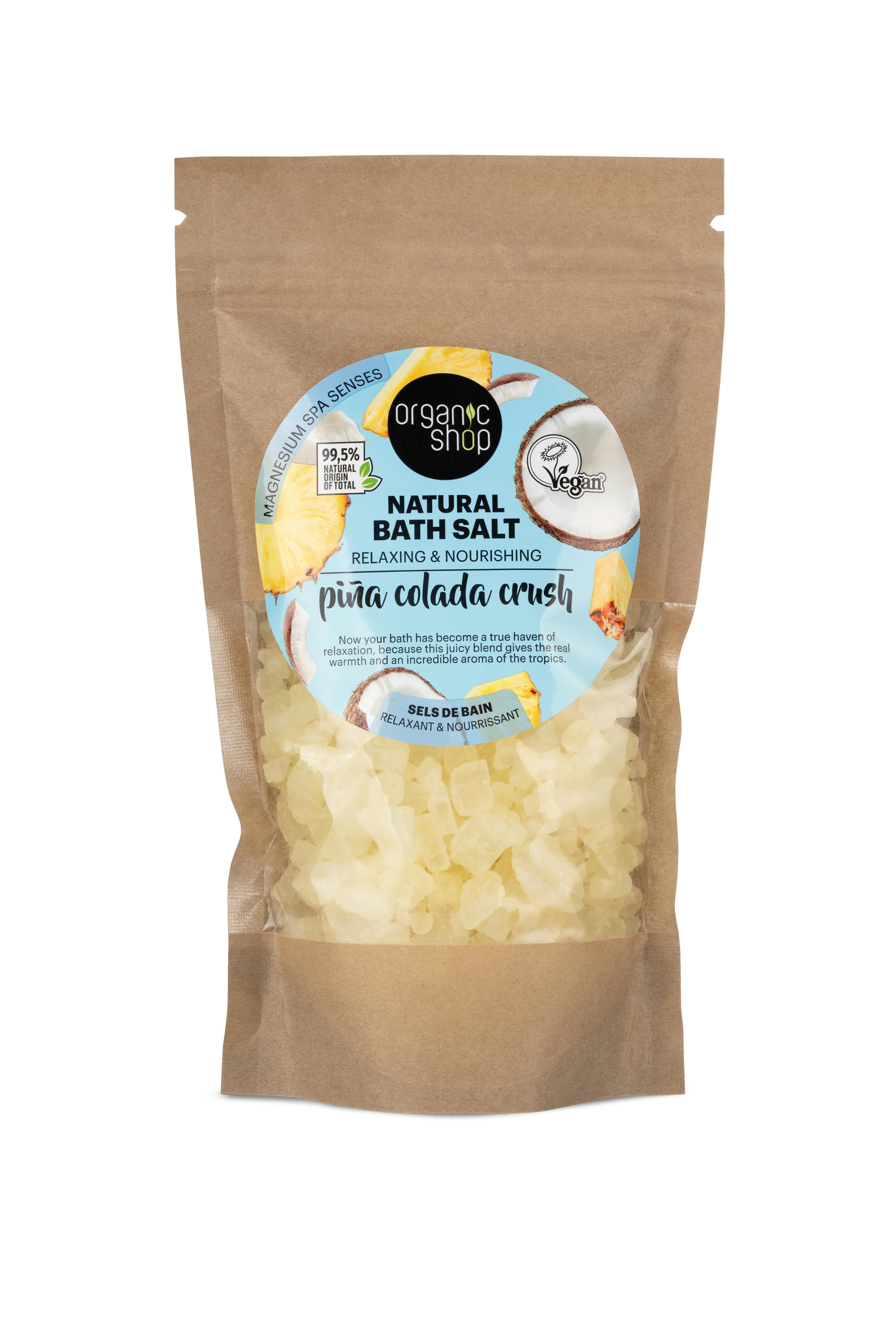Organic Shop Pina Colada Crush. Natural Bath Salt 500 g