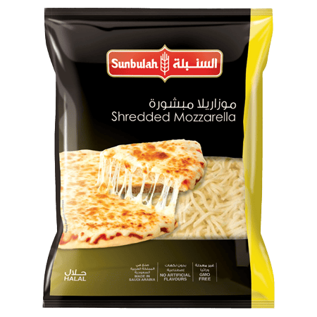 Sunbulah Shredded Mozzarella Cheese 900 gm