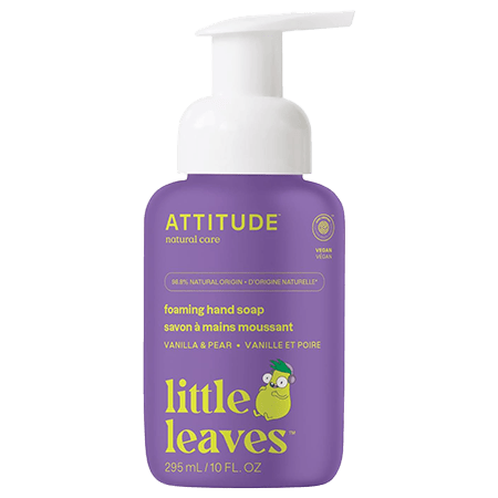ATTITUDE Foaming Hand Soap, vanilla & pear, 295ml