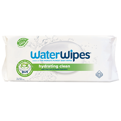 WaterWipes Hydrating clean wipes 48 wipes 