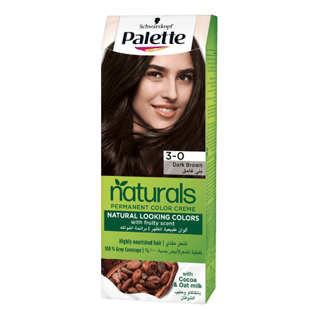 Palette Permanent Naturals Color Creme, 3-0, Dark Brown
